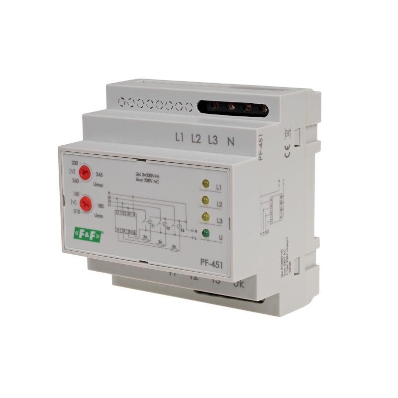 PF-451 , 5908312594031 , Automatický prepínač fáz pre stýkače,